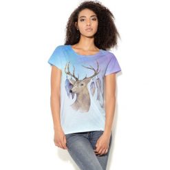 Colour Pleasure Koszulka CP-034 77 niebieska r. M/L. Bluzki damskie marki Colour Pleasure. Za 70.35 zł.