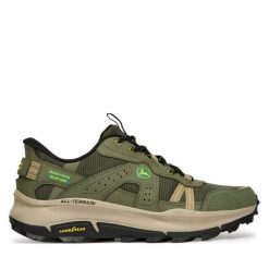 Trekkingi Skechers. Zielone trekkingi męskie Skechers, trekkingowe. Za 519.99 zł.