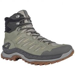Buty trekkingowe męskie Lowa Innovo Mid Gtx. Zielone trekkingi męskie Lowa, za kostkę, trekkingowe. Za 959.99 zł.