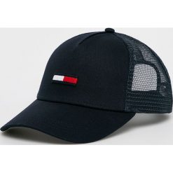 Tommy Jeans - Czapka. Szare czapki i kapelusze męskie Tommy Jeans, bez wzorów, z bawełny. W wyprzedaży za 129.90 zł.