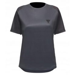 Koszulka rowerowa damska Dainese HGL Jersey SS. Czarne koszulki sportowe damskie Dainese, bez wzorów, z jersey, bez kołnierzyka, bez ramiączek, rowerowe. Za 279.99 zł.