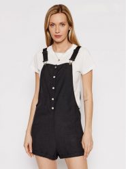 Roxy Ogrodniczki Back To Goodbye ERJWD03617 Czarny Regular Fit. Czarne szorty damskie Roxy, xs, bez wzorów, z bawełny. Za 279.99 zł.