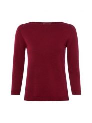 Brookshire Sweter z dzianiny Kobiety Bawełna czerwony, XXXL. Czerwone swetry damskie brookshire, bez wzorów, z bawełny, eleganckie, bez kołnierzyka, bez ramiączek, bez kaptura. Za 79.95 zł.