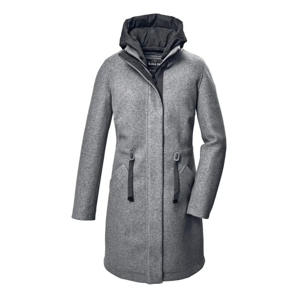 Parka dla kobiet Killtec GW 46. Niebieskie parki damskie GIGA DX, bez wzorów, z materiału. Za 730.80 zł.