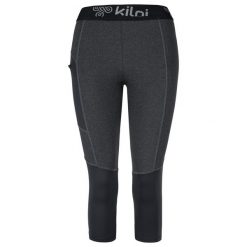 Damskie legginsy 3/4 Kilpi ROZARKA-W. Czarne legginsy damskie Kilpi, s, bez wzorów, sportowe, trekkingowe. Za 138.03 zł.