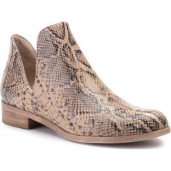 Botki KARINO - 2958/001-P Beż/Wąż. Kozaki damskie Karino. W wyprzedaży za 199.00 zł.
