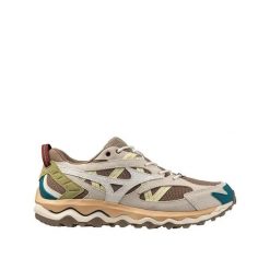 Buty do biegania Mizuno Wave Mujin TL Fossil/Biały śnieg/Piasek letni. Niebieskie obuwie sportowe damskie Mizuno, bez wzorów, z materiału, do biegania, mizuno wave. Za 599.99 zł.