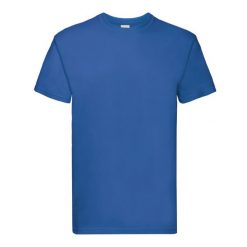 Męska Koszulka Super Premium. Białe koszulki sportowe męskie Fruit of the Loom, m, bez wzorów, bez kołnierzyka, bez ramiączek, trekkingowe. Za 49.99 zł.