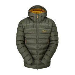Kurtka Trekkingowa Rab Electron Pro. Czarne kurtki męskie RAB, l, bez wzorów, trekkingowe. Za 1,449.99 zł.