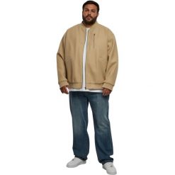 Kurtka Urban Classics. Brązowe kurtki męskie Urban Classics, l, bez wzorów, z materiału, bez kaptura. Za 279.85 zł.