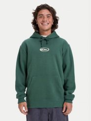 Quiksilver Bluza Salt Water Graphic EQYFT05126 Zielony Regular Fit. Zielone bluzy męskie Quiksilver, m, bez wzorów, z bawełny, bez kaptura. Za 319.99 zł.