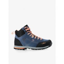 Buty turystyczne damskie CMP Alcor 2.0 Mid WP. Niebieskie obuwie sportowe damskie CMP, trekkingowe. Za 344.99 zł.