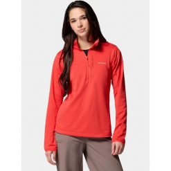 Sweter Damski Columbia Essential Hike Grid. Czerwone swetry damskie Columbia, bez wzorów, sportowe, bez kołnierzyka, bez ramiączek, bez kaptura. Za 359.00 zł.