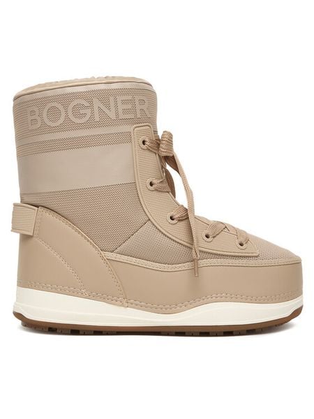 Bogner Śniegowce La Plagne 21 32547044 Beżowy. Brązowe śniegowce i trapery damskie Bogner, ze skóry. Za 1,669.00 zł.