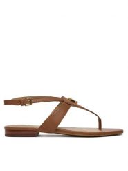 LAUREN RALPH LAUREN Sandały Everley 802959145002 Brązowy. Brązowe sandały damskie Lauren Ralph Lauren, bez wzorów, ze skóry, bez obcasa, na płaskiej podeszwie, bez zapięcia. Za 399.99 zł.