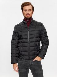 Trussardi Kurtka puchowa 52S00906 Czarny Regular Fit. Czarne kurtki męskie Trussardi, m, bez wzorów, z puchu, bez kaptura. Za 889.99 zł.