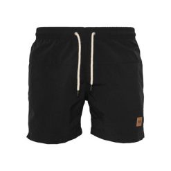 Męskie Szorty Kąpielowe Block. Czarne krótkie spodenki sportowe męskie Urban Classics, m, bez wzorów. Za 84.99 zł.