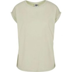 Koszulka Damska Z Rozszerzonym Ramieniem. Zielone koszulki sportowe damskie Urban Classics, m, bez wzorów, bez kołnierzyka, bez ramiączek, trekkingowe. Za 48.99 zł.