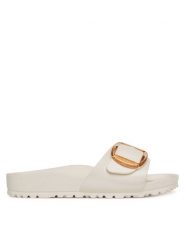 Birkenstock Klapki Madrid Big Buckle Eva 1029633 Écru. Klapki damskie Birkenstock, bez wzorów, z syntetyku, bez obcasa. Za 249.99 zł.