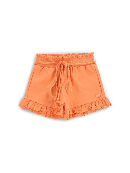 Coccodrillo Szorty materiałowe WC5121401FGK Pomarańczowy Regular Fit. Brązowe spodenki dla dziewczynek COCCODRILLO, bez wzorów, z bawełny. Za 49.90 zł.