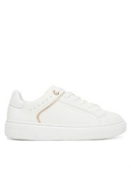 Tommy Hilfiger Sneakersy Low Cut Lace Up Sneaker T3A9-33982-1355 D Biały. Białe buty sportowe dziewczęce Tommy Hilfiger, bez wzorów, ze skóry, bez zapięcia. Za 329.99 zł.