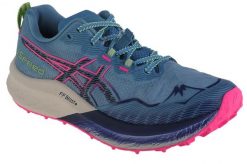 Buty do biegania damskie, ASICS Fujispeed 2. Niebieskie obuwie sportowe damskie Asics, bez wzorów, z materiału, do biegania. Za 792.15 zł.