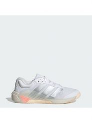 Adidas Buty na siłownię Dropset 4 Training JR4666 Biały. Białe obuwie sportowe damskie Adidas, bez wzorów, z materiału, na fitness i siłownię. Za 568.99 zł.