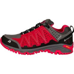 Skórzane buty turystyczne w kolorze czerwonym. Czerwone trekkingi damskie Alpine Pro. W wyprzedaży za 483.95 zł.