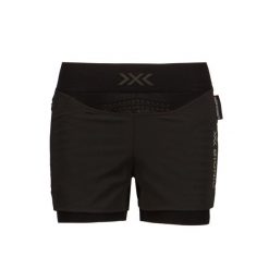 Spodenki biegowe damskie X-Bionic Effektor 4D Running Streamlite. Czarne koszulki sportowe damskie X Bionic, bez wzorów, sportowe, rowerowe. Za 370.00 zł.