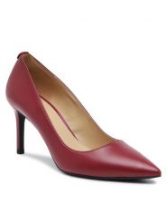 MICHAEL Michael Kors Szpilki Alina Flex Pump 40F2HNMP2L Bordowy. Czerwone szpilki damskie MICHAEL Michael Kors, bez wzorów, bez obcasa, bez zapięcia. Za 629.99 zł.