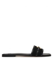 Elisabetta Franchi Klapki SA72L61E2 Czarny. Czarne klapki damskie Elisabetta Franchi, bez wzorów, ze skóry, bez obcasa. Za 2,179.00 zł.