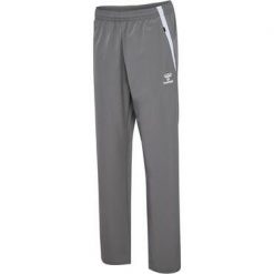 Spodnie sportowe dresowe damskie HUmmel Lead 2.0 Woven Pants. Szare spodnie sportowe damskie Hummel, s, bez wzorów, z dresówki, na fitness i siłownię. Za 168.00 zł.