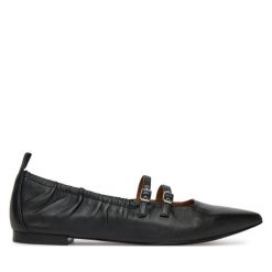 Baleriny Tamaris. Czarne baleriny damskie Tamaris, bez wzorów, bez obcasa. Za 399.99 zł.