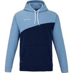 Bluza tenisowa męska z kapturem Babolat Drive Hood Sweat. Niebieskie bluzy męskie BABOLAT, m, bez wzorów, z kapturem, tenisowe. Za 259.99 zł.