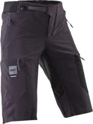 Spodenki rowerowe męskie Leatt MTB Gravity 2.0 ghost black. Czarne szorty męskie LEATT, l, bez wzorów, z elastanu. Za 549.99 zł.