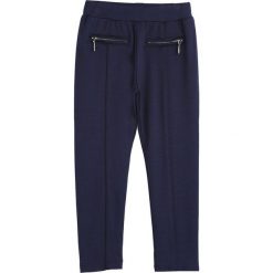 Granatowe Legginsy Back Bone. Białe legginsy dla dziewczynek Born2be. Za 9.99 zł.
