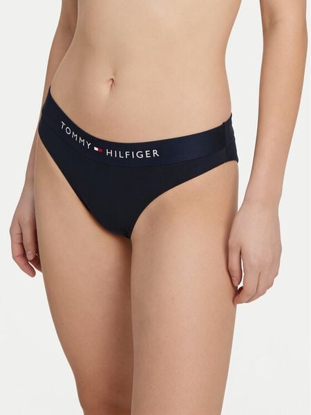 Tommy Hilfiger Dół od bikini UW0UW06363 Granatowy. Niebieskie bikini damskie Tommy Hilfiger, xs, bez wzorów. Za 152.99 zł.