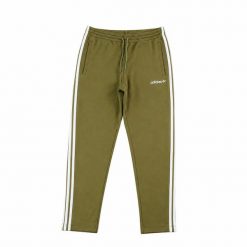 Spodnie do biegania męskie Adidas CW4072 3-Stripes Trefoil. Zielone spodnie sportowe męskie Adidas, m, bez wzorów, z materiału, do biegania. Za 164.76 zł.