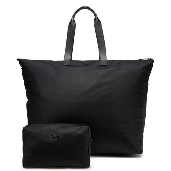 Torba Emporio Armani. Czarne torby sportowe męskie Emporio Armani, bez wzorów, małe. Za 879.99 zł.