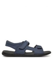 Lasocki Sandały CANTO-01 MI18 Granatowy. Niebieskie sandały męskie Lasocki, z nubiku, bez zapięcia. Za 149.99 zł.