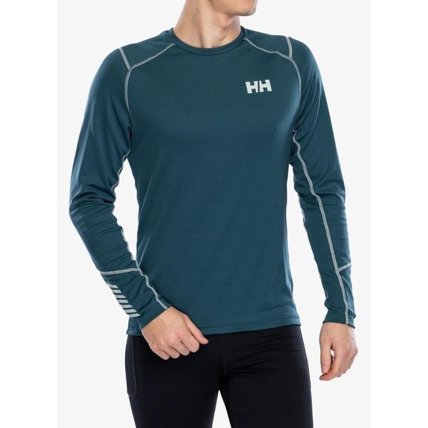 Bluza termoaktywna męska Helly Hansen LIFA Active Crew. Zielone bluzy męskie Helly Hansen, na zimę, m, bez wzorów, bez kaptura. Za 284.00 zł.