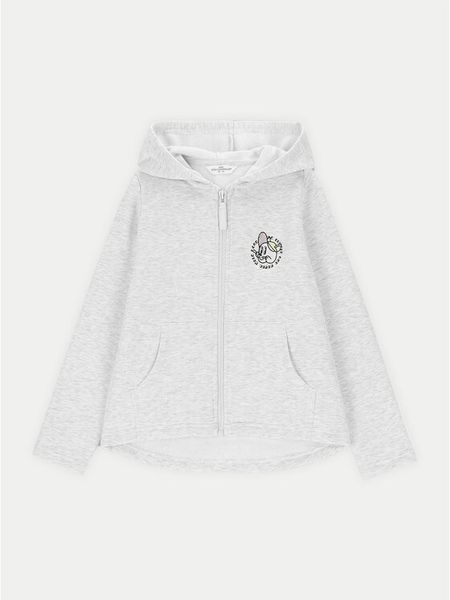 Coccodrillo Bluza ZC4132601CGK Szary Relaxed Fit. Szare bluzy dla dziewczynek COCCODRILLO, bez wzorów, z bawełny, bez ramiączek, bez kaptura. Za 89.99 zł.