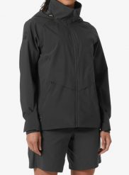 Kurtka przeciwdeszczowa damska Helly Hansen W HP Racing Hooded Jacket. Czarne kurtki damskie Helly Hansen, l, bez wzorów, z materiału, bez kaptura, żeglarskie. Za 816.65 zł.
