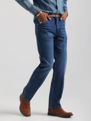 WRANGLER 13MWZ MĘSKIE SPODNIE JEANSOWE JEANSY DISCOVERY W13ZCB31B 112328513. Jeansy męskie Wrangler. Za 239.99 zł.