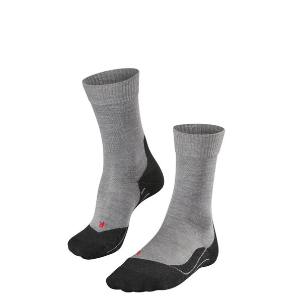 Skarpetki Falke TK5. Szare skarpety męskie Falke, bez wzorów, z poliamidu. Za 159.00 zł.