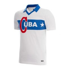 Kuba 1962 Castro - Koszulka piłkarska retro - Niebieska – COPA Football. Białe koszulki sportowe męskie COPA FOOTBALL, s, bez wzorów, bez kołnierzyka, bez ramiączek, do piłki nożnej. Za 258.92 zł.