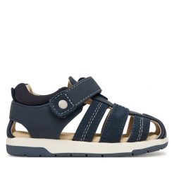 Sandały Mayoral. Niebieskie sandały chłopięce Mayoral, bez zapięcia. Za 219.99 zł.