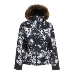 Kurtka narciarska damska Roxy Insulated Snow 15K. Czarne kurtki snowboardowe damskie Roxy, xs, bez wzorów, bez kaptura, narciarskie. Za 569.99 zł.