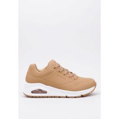 Buty do chodzenia damskie, Skechers Uno-Stand on Air. Brązowe obuwie sportowe damskie Skechers, bez wzorów, trekkingowe. Za 329.99 zł.