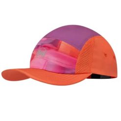 Czapka z daszkiem Damska Buff 5 Panel Go Cap. Czerwone czapki i kapelusze damskie Buff, bez wzorów, z elastanu, sportowe. W wyprzedaży za 101.70 zł.